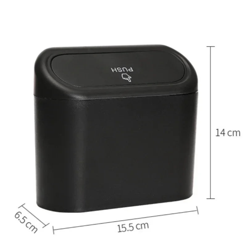 1/2/3Pcs Car Trash Can (with Lid) Contains 60 (300) Garbage Bags, Small Car Trash Can, Leak-proof Mini Car Accessories 자동차 쓰레기통